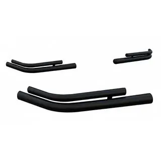 Aizmugurējie dubultie stūra stieņi AK003-double Black (2 gab., nerūsējošais tērauds) Chery Tiggo 1 2005–2016