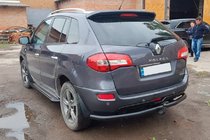 Renault Koleos 2008–2016 Aizmugures aizsargloks AK002-1 Black (nerūsējošais tērauds) foto 4