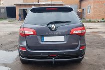 Renault Koleos 2008–2016 Aizmugures aizsargloks AK002-1 Black (nerūsējošais tērauds) foto 3