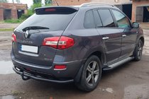 Renault Koleos 2008–2016 Aizmugures aizsargloks AK002-1 Black (nerūsējošais tērauds) foto 2