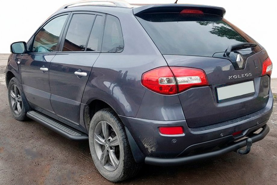 Renault Koleos 2008–2016 Aizmugures aizsargloks AK002-1 Black (nerūsējošais tērauds) Image
