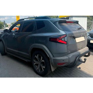 Aizmugurējais aizsargloks AK007 Black (nerūsējošais tērauds) Dacia Duster 2024– foto 2
