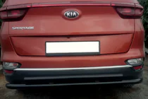 Kia Sportage 2015–2021 Aizmugures aizsargstienis AK002-2 Black (nerūsējošais tērauds) foto 3