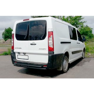 Aizmugures aizsargloks AK-002-Dubultais Black (nerūsējošais tērauds) Peugeot Expert 2007–2016 foto 2