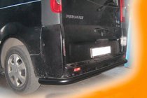 Opel Vivaro 2001–2015 Aizmugures aizsargstienis AK005 Black (nerūsējošais tērauds) foto 2