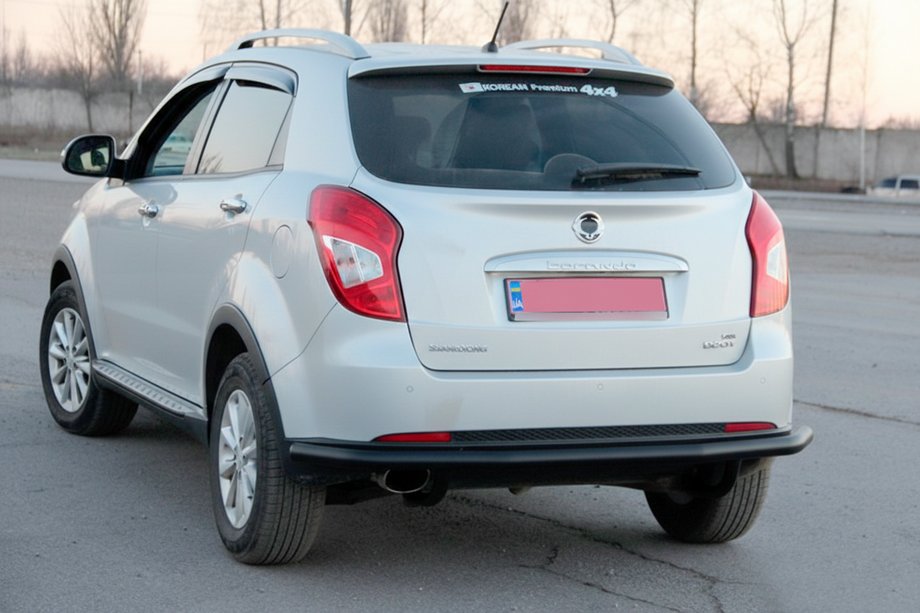 SsangYong Korando 2010–2019 Aizmugurējais rollbārs AK005 Black (nerūsējošais tērauds) Image