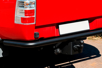 Ford Ranger 2007–2011 Aizmugures aizsargstienis AK005 Black (nerūsējošais tērauds) foto 2