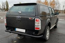 Ford Ranger 2007–2011 Aizmugures aizsargstienis AK005 Black (nerūsējošais tērauds) foto 3