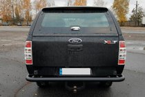 Ford Ranger 2007–2011 Aizmugures aizsargstienis AK005 Black (nerūsējošais tērauds) foto 4