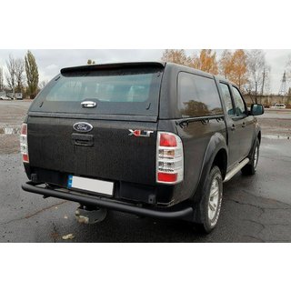 Aizmugures aizsargstienis AK005 Black (nerūsējošais tērauds) foto 3