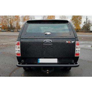 Aizmugures aizsargstienis AK005 Black (nerūsējošais tērauds) foto 4