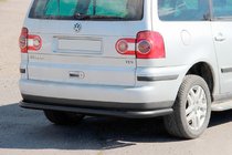 Volkswagen Sharan 1995–2010 Aizmugurējais aizsargstienis AK005 Black foto 1