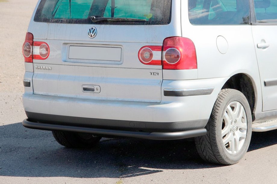 Volkswagen Sharan 1995–2010 Aizmugurējais aizsargstienis AK005 Black Image