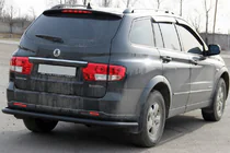 SsangYong Kyron 2005–2014 Aizmugurējais rollbārs AK005 Black (nerūsējošais tērauds) foto 3