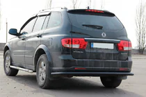 SsangYong Kyron 2005–2014 Aizmugurējais rollbārs AK005 Black (nerūsējošais tērauds) foto 2