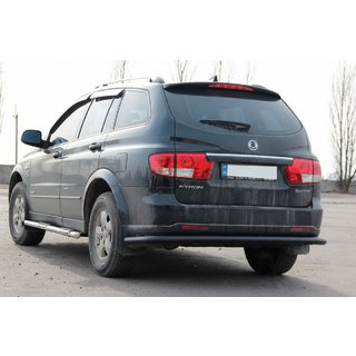 Aizmugurējais rollbārs AK005 Black (nerūsējošais tērauds) SsangYong Kyron 2005–2014 foto 2
