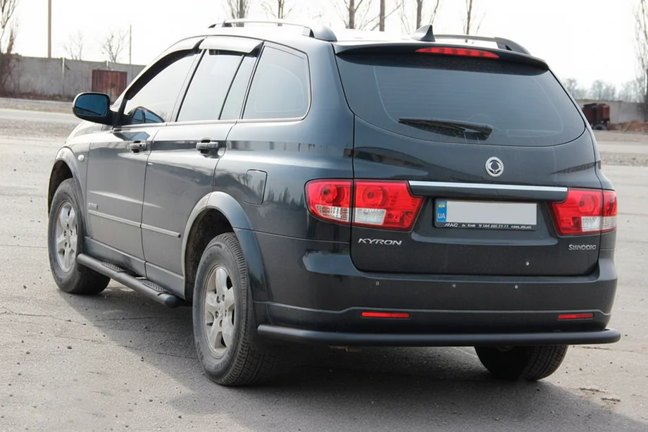 SsangYong Kyron 2005–2014 Aizmugurējais rollbārs AK005 Black (nerūsējošais tērauds) Image