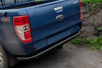 Ford Ranger 2011–2022 Aizmugures aizsargstienis AK005 Black (2011-2018, nerūsējošais tērauds) foto 1