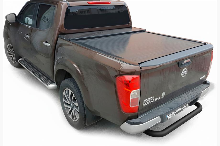 Nissan Navara/NP300 2016– Aizmugures aizsargstienis AK005 Black (nerūsējošais tērauds) Image