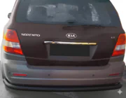 Kia Sorento I BL 2002–2009 Aizmugurējais aizsargstienis AK005 Black (nerūsējošais tērauds) foto 2