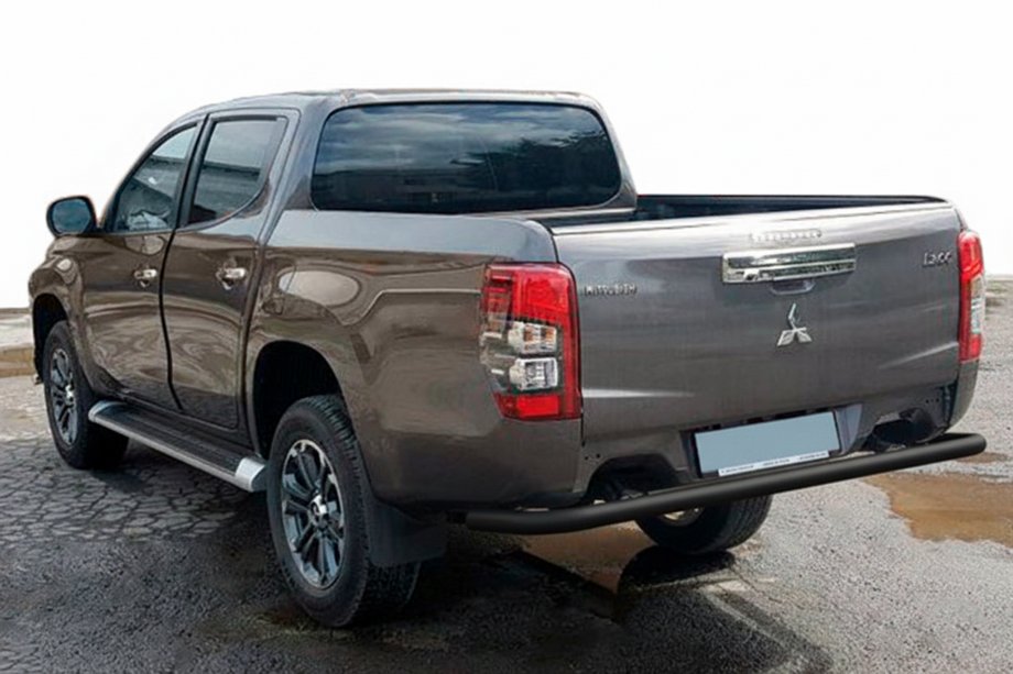 Fiat Fullback 2016– Aizmugures aizsargstienis AK005 Black (nerūsējošais tērauds) Image