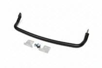 Hyundai Santa Fe 2 2006–2012 Aizmugures aizsargstienis AK005 Black (2 gab., nerūsējošais tērauds) foto 2