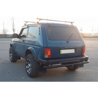 Aizmugures aizsargstienis AK002 dubults Melns Lada Niva un Urban 1977– foto 1