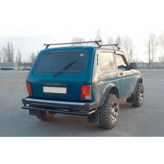 Aizmugures aizsargstienis AK002 dubults Melns Lada Niva un Urban 1977– foto 3