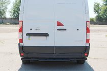 Renault Master 2011–2023 Aizmugures loks AK011 Black (nerūsējošais tērauds) foto 4