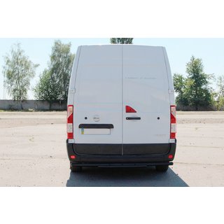 Aizmugures loks AK011 Black (nerūsējošais tērauds) Renault Master 2011–2023 foto 3