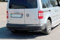 Volkswagen Caddy 2004–2010 Aizmugurējais loks AK003-2 Black (2 gab., nerūsējošais tērauds) foto 1