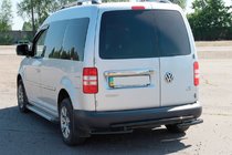 Volkswagen Caddy 2004–2010 Aizmugurējais loks AK003-2 Black (2 gab., nerūsējošais tērauds) foto 3