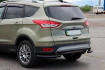 Ford Kuga/Escape 2013–2019 Aizmugurējais aizsargloks AK002-3 Black (nerūsējošais tērauds) foto 3