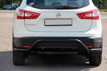 Nissan Qashqai 2014–2021 Aizmugurējais loks AK007-Plus Black (nerūsējošais tērauds) foto 1