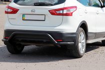 Nissan Qashqai 2014–2021 Aizmugurējais loks AK007-Plus Black (nerūsējošais tērauds) foto 2