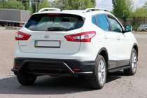 Nissan Qashqai 2014–2021 Aizmugurējais loks AK007-Plus Black (nerūsējošais tērauds) foto 3