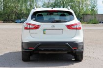 Nissan Qashqai 2014–2021 Aizmugurējais loks AK007-Plus Black (nerūsējošais tērauds) foto 4