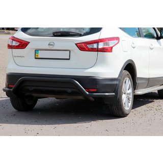 Aizmugurējais loks AK007-Plus Black (nerūsējošais tērauds) Nissan Qashqai 2014–2021 foto 2