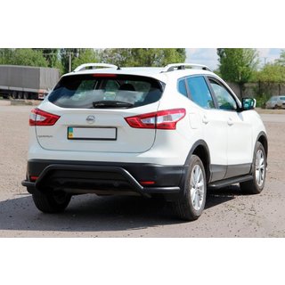 Aizmugurējais loks AK007-Plus Black (nerūsējošais tērauds) Nissan Qashqai 2014–2021 foto 3