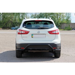Aizmugurējais loks AK007-Plus Black (nerūsējošais tērauds) Nissan Qashqai 2014–2021 foto 4