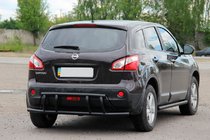 Nissan Qashqai 2007–2010 Aizmugures loks AK011 Black (nerūsējošais tērauds) foto 2