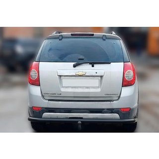 Aizmugures aizsargstienis AK005 Black (nerūsējošais tērauds) Chevrolet Captiva 2006–2019 foto 2