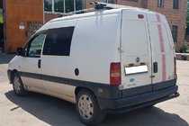 Fiat Scudo 1996–2007 Aizmugures aizsargstienis AK005 Black (nerūsējošais tērauds) foto 2
