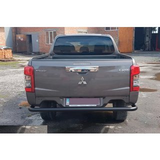 Aizmugures aizsargstienis AK005 Black (nerūsējošais tērauds) foto 3