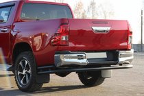 Toyota Hilux 2015– Aizmugurējā stīpa AK005-2 Black (nerūsējošais tērauds) foto 4