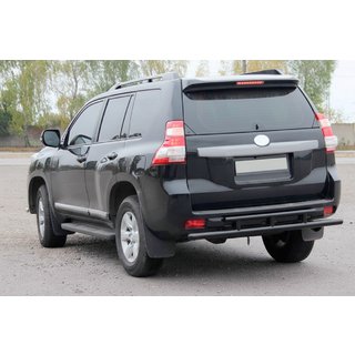 Aizmugurējais loks AK002-2v2 Black (nerūsējošais tērauds) Toyota Land Cruiser Prado 150 2009–2023 foto 1
