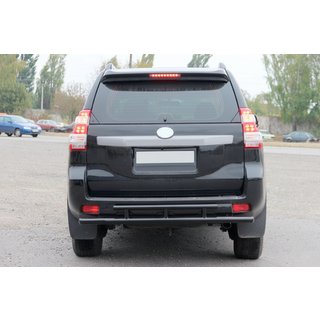 Aizmugurējais loks AK002-2v2 Black (nerūsējošais tērauds) Toyota Land Cruiser Prado 150 2009–2023 foto 2