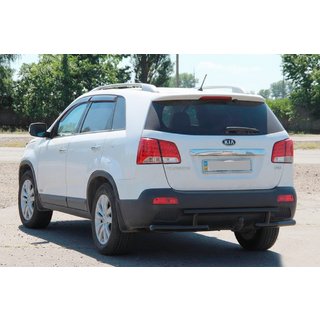 Aizmugures aizsargloks AK002-2 Black (nerūsējošais tērauds) Kia Sorento II XM 2009–2014 foto 2