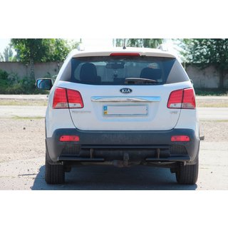Aizmugures aizsargloks AK002-2 Black (nerūsējošais tērauds) Kia Sorento II XM 2009–2014 foto 3
