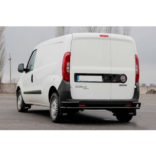 Aizmugurējais rollbārs AK005/2-Dubults Black (nerūsējošais tērauds) foto 2